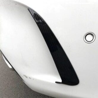 Abs Plastic Air Vent Cover Trim Carbon Fiber Stijl Spoiler Onderdelen Vervanging Duurzaam