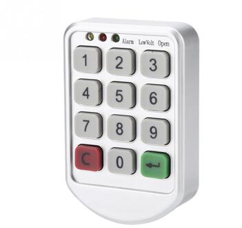ABS Plastic Panel Digitale Elektronische Intelligente Wachtwoord Toetsenbord Aantal Kastdeur Code Lock fechadura digitale smart lock