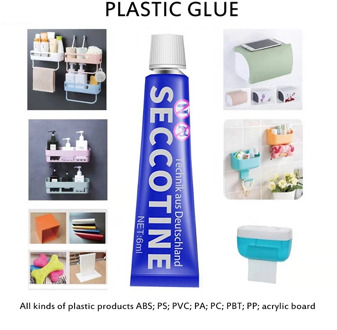 ABS Plastic Strong Nail-free Glue Hardware White Glass Glue Bathroom All-purpose Glue Quick-dryin Household Quick-drying TSLM1