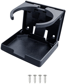 Abs Plastic Verstelbare Vouwen Cup Drink Kan Fles Houder Stand Mount Voor Auto Auto Boot Truck Rv Van Vissen Box auto Styling zwart