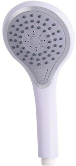 Abs Platic 3 Functies Hoge Druk Zwart/Wit Regenval Spuit Regen Badkamer Douchekop Hand Held Douchekop Met Knop TM-SD-3127-1