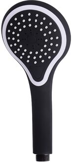 Abs Platic 3 Functies Hoge Druk Zwart/Wit Regenval Spuit Regen Badkamer Douchekop Hand Held Douchekop Met Knop TM-SD-3127