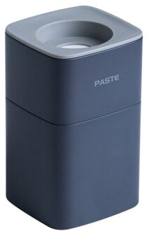 Abs Siliconen Wall Mount Tandpasta Dispenser Stofdicht Tandpasta Houder Opbergrek Thuis Orgainizer Badkamer Accessoires diep blauw