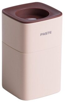 Abs Siliconen Wall Mount Tandpasta Dispenser Stofdicht Tandpasta Houder Opbergrek Thuis Orgainizer Badkamer Accessoires roze