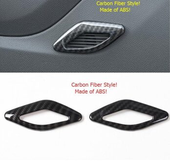 Abs Stereo Speaker O Luidspreker Sound Molding Cover Kit Trim Carbon Fiber Look Voor Chevrolet Camaro 16-20