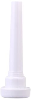 Abs Trompet Mondstuk Meg 3C Size Arbeidsbesparende Voor Bach Beginner Musical Trompet Accessoires Voor Trombone Hoorn Saxofoon wit