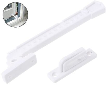 Abs Venster Brace Met Schroeven Window Sash Lock Kind Veiligheid Venster Vergrendeling Venster Verblijf Vangen