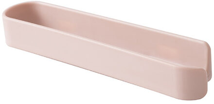 Abs Wandmontage Handdoekhouder Gratis Ponsen Badkamer Handdoek Bar Plank Toilet Roll Paper Opknoping Hanger Badkamer Supply roze