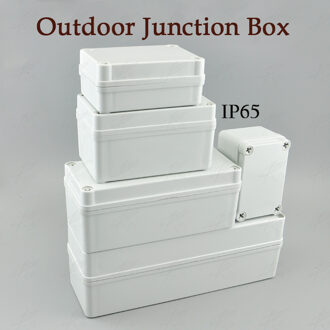 ABS Waterdichte Junction Dozen Verbinding Outdoor Indoor Distributie Monitoring Elektrische Behuizing Case IP65 65x50x55