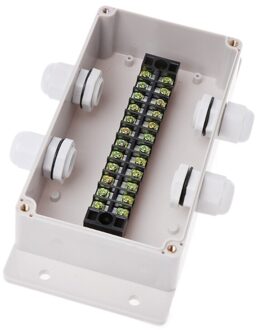 Abs Waterdichte Junction Dozen Verbinding Outdoor Indoor Verdeelkast Elektrische Behuizing Case Met Wartels Sluit