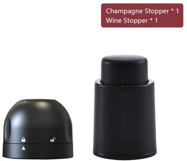 Abs Wijnfles Cap Stopper Vacuüm Sealer Wijn Stopper Verse Wijn Keeper Champagne Stopper Cork Keuken Bar Gereedschap 2 stukken