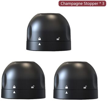 Abs Wijnfles Cap Stopper Vacuüm Sealer Wijn Stopper Verse Wijn Keeper Champagne Stopper Cork Keuken Bar Gereedschap 3 stukken