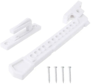 ABS Window Brace With Screws Window Sash Lock Child Safety Window Latch Window Stay Catch 875F
