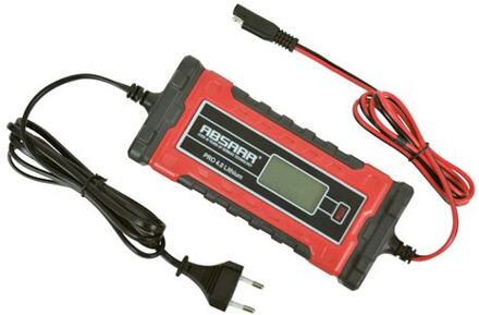 Absaar Acculader Pro 4.0li 6/12 Volt 0-95/140 Ah 4 A Rood/zwart