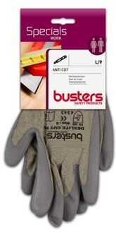 Absaar Busters Handschoenen Anti Cut Polyethyleen Grijs M9