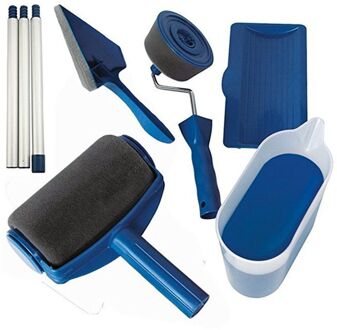 Absf Multifunctionele Diy Kwast Roller Borstel Handvat Tool Huishoudelijke Hoek Borstel Thuis Kantoor Kamer Muur multifunctiona