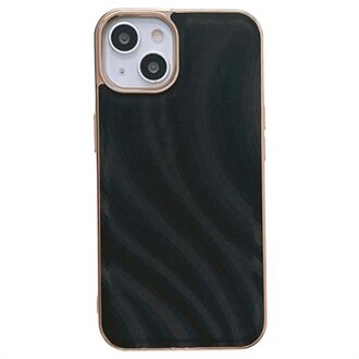 Abstract Series iPhone 14 Plus Bekleed TPU Case - Zwart
