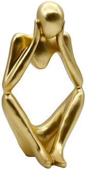 Abstract Standbeeld Hars Beeldje Beeldhouwkunst Ornamenten Moderne 12X25cm 13X25cm