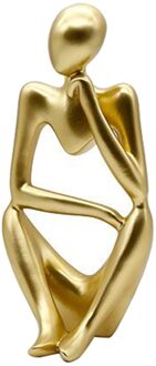 Abstract Standbeeld Hars Beeldje Beeldhouwkunst Ornamenten Moderne 12X25cm