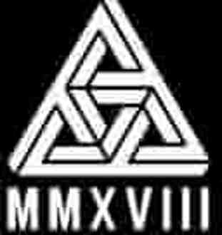 Abstract Triangle T-shirt - Zwart - 5XL