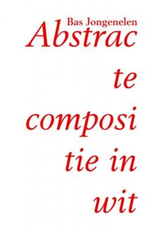 Abstracte compositie in wit