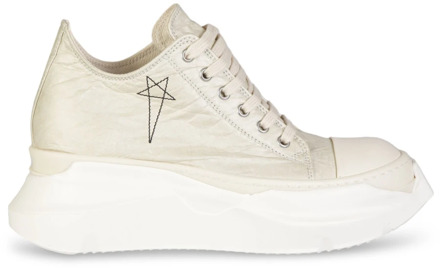 Abstracte Lage Pentagram Sneakers Rick Owens , White , Unisex - 36 EU