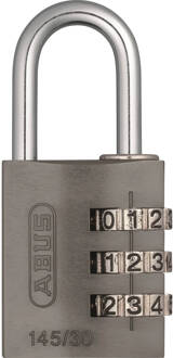 ABUS cijfer hangslot 145/30 titanium