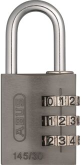 ABUS cijfer hangslot 145/30 titanium