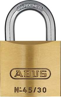 ABUS Cilinderhangslot | breedte slotlichaam 29 mm | messing verschillendsluitend | 1 stuk - 80611 80611
