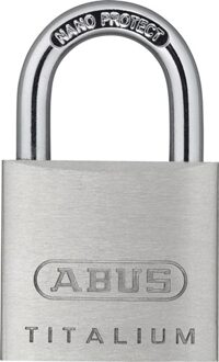 ABUS Cilinderhangslot | breedte slotlichaam 30 mm | Titalium verschillendsluitend | 1 stuk - 77581 77581
