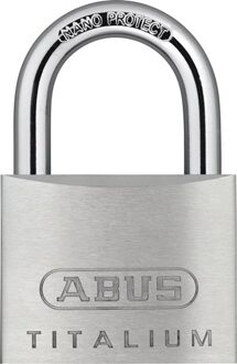 ABUS Cilinderhangslot | breedte slotlichaam 50 mm | Titalium verschillendsluitend | 1 stuk - 77086 77086