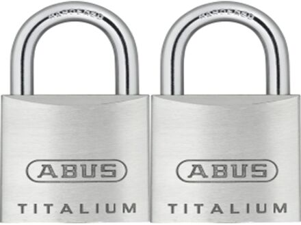 ABUS Combinatie-hangslot Kti11/25 Titalium 2 Stuks