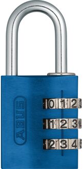 ABUS Combinatieslot Ca2/30 - Massief Aluminium Voor Kluisje - Behuizing 30 Mm