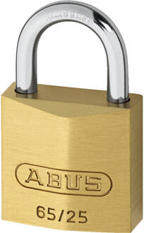 ABUS Hangslot 65/25 gehard staal goud Goudkleurig