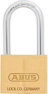 ABUS Hangslot Met Sleutel Kb5/40hb40 - Massief Messing, Lange Beugel - Behuizing 40mm, Beugel 40mm