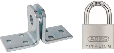 ABUS Hangslot Met Sleutel Ksti14/40 - Aluminium Voor Buiten, Hoge Veiligheid - Behuizing 40mm