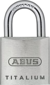 ABUS Hangslot Met Sleutel Titalium Tkti22/20 - Aluminium Voor Kluisje - Behuizing 20mm