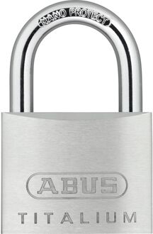 ABUS Hangslot Met Sleutel Titalium Tkti25/50 - Aluminium Voor Poort - Behuizing 50mm