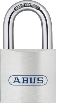 ABUS Hangslot Met Sleutel Titalium Tkti37/60 - Massief Aluminium, Hoge Veiligheid - Behuizing 60mm