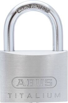 ABUS Hangslot Met Sleutel Titalium Tkti46/60 - Aluminium Voor Poort - Behuizing 60mm