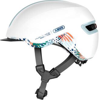 ABUS Helm HUD-Y flower Wit M 54-58cm