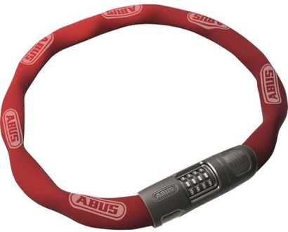 ABUS Kettingslot 8808C/85 rood, 8mm vierkant, instelbare code