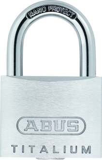 ABUS Titalium 64Ti/20 hangslot 20 x 3,5 mm zilver Zilverkleurig