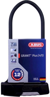 ABUS U-slot Granit Plus 470 300 x 109 mm zwart