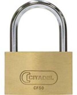 ABUS Veiligheidshangslot Cf50 C - Massief Messing Voor Kluisje - Behuizing 50mm