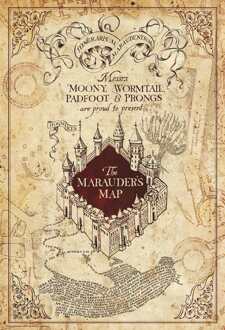 ABYSTYLE Harry Potter - Marauder's Map - Poster '91x61'