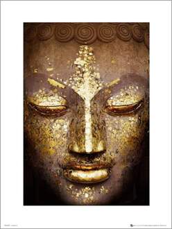 ABYSTYLE Kunstdruk Buddha Gold 40x50cm Divers - 40x50 cm
