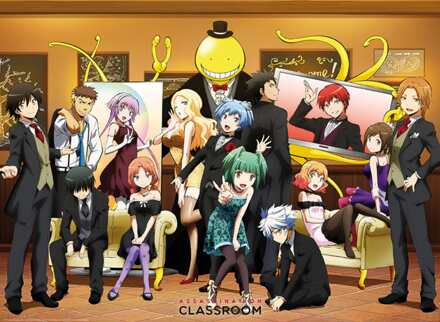ABYSTYLE Poster Assassination Classroom Elegant group 52x38cm Divers - 52x38 cm
