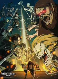 ABYSTYLE Poster Attack on Titan Paradis vs Marley 38x52cm Divers - 38x52 cm