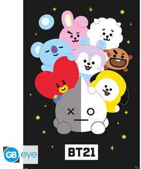 ABYSTYLE Poster BT21 - Characters 61x91,5cm Divers - 61x91.5 cm